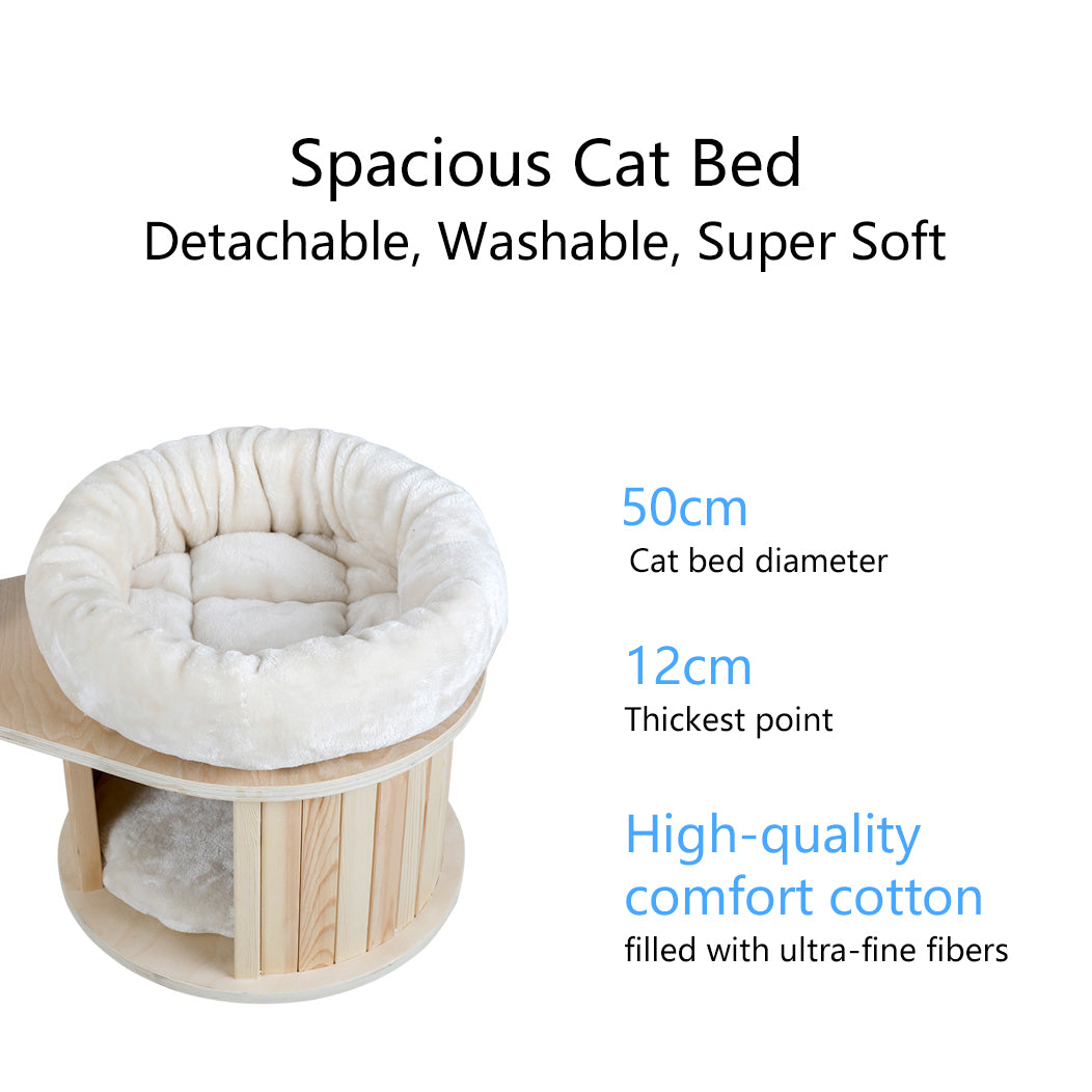 HONEYPOT CAT Solid Wood Cat Tree - 170464 (120cm) Arrive within 3 months.