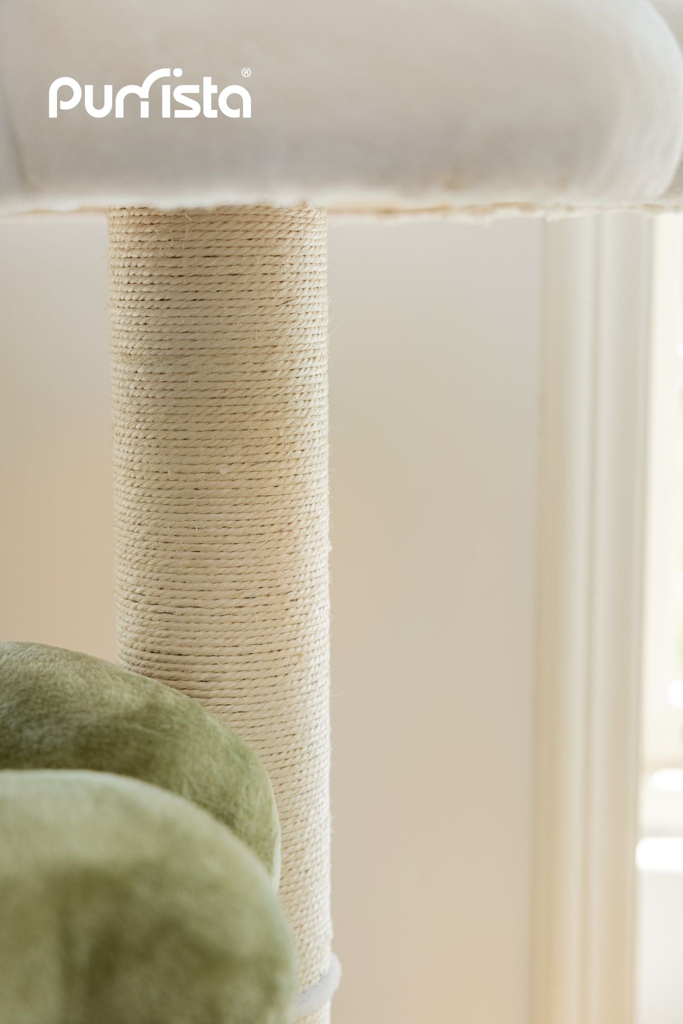 Purrista Dual-Color Cushion Cat Tower (Three-Layer) Arrived at the end of April