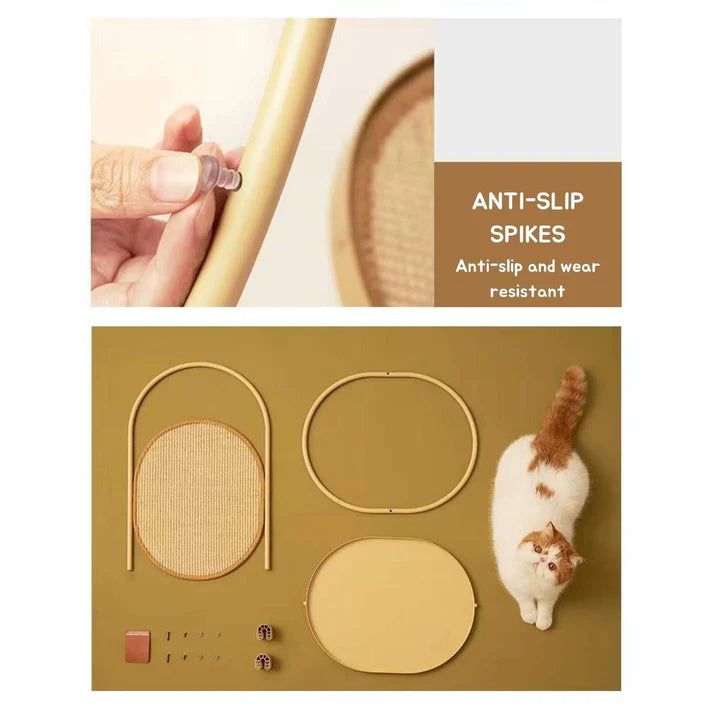 Makesure Multifunctional Cat Scratcher | Sisal Standing Scratching Board