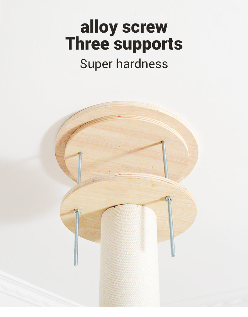 Solid Wood Hemp Rope 7-layer Cat Tree A45 arrive in 15 April