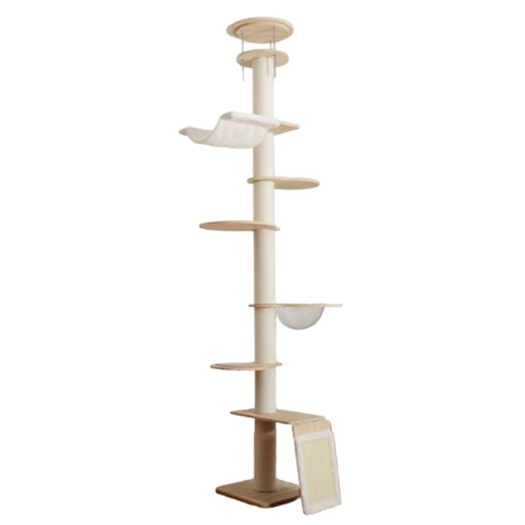 Solid Wood Hemp Rope 7-layer Cat Tree A45 arrive in 15 April