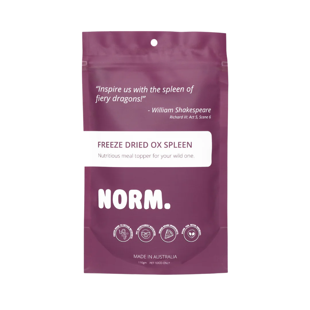 NORM. - 0x Spleen Meal Topper 110g