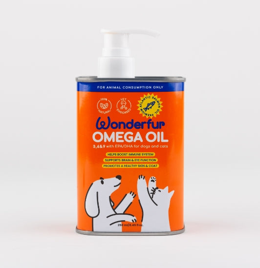 Wonderfur Omega Oil for dogs and cats 250ml