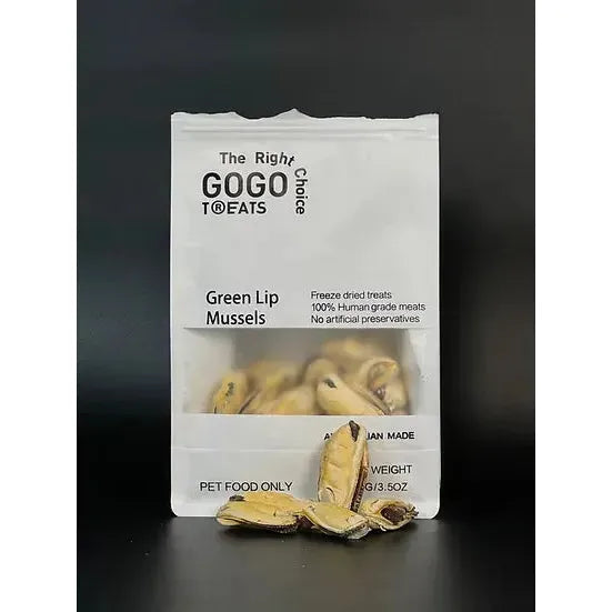 Gogo Treats - Freeze-Dried Green Lip Mussels 30/100g