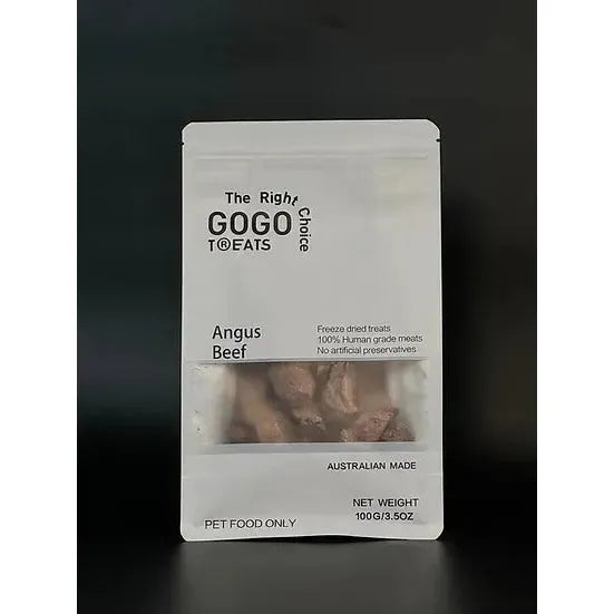 Gogo Treats - Freeze-Dried Angus Beef 30/100g