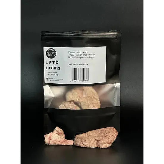 Gogo Treats - Freeze-Dried Lamb Brains 30g