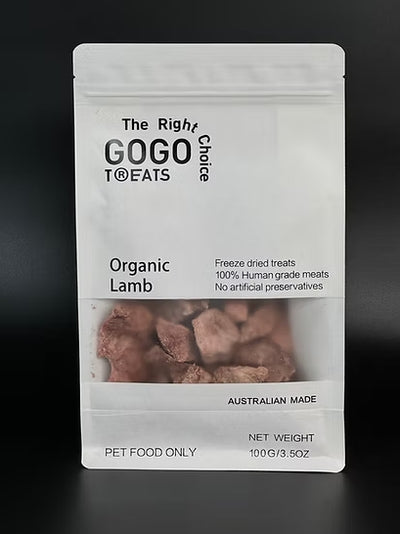 Gogo Treats - Freeze-Dried Organic Beef 100g