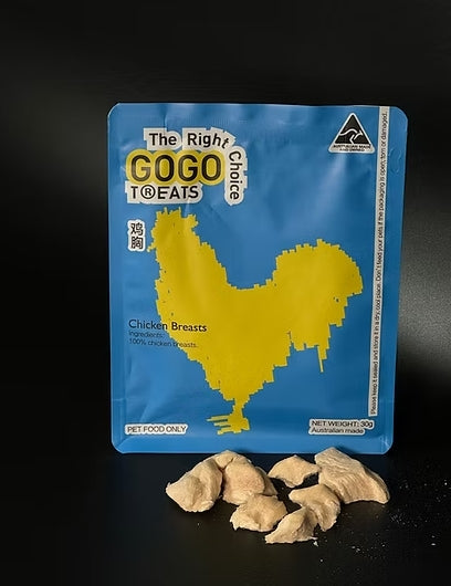 Gogo Treats - Freeze-Dried Chicken Breasts 30/100g