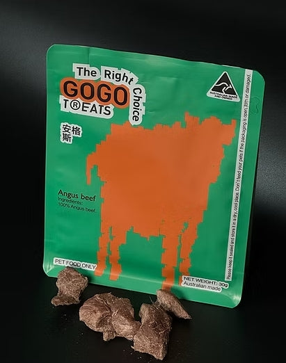 Gogo Treats - Freeze-Dried Angus Beef 30/100g