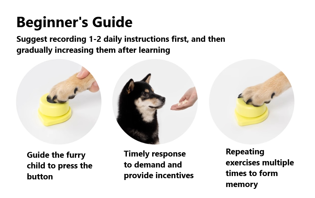 Voice Ringer Pet Button Speaking Training
