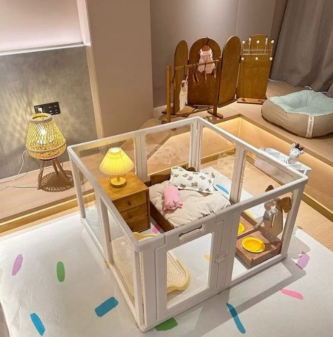Acrylic Transparent Pet Playpen