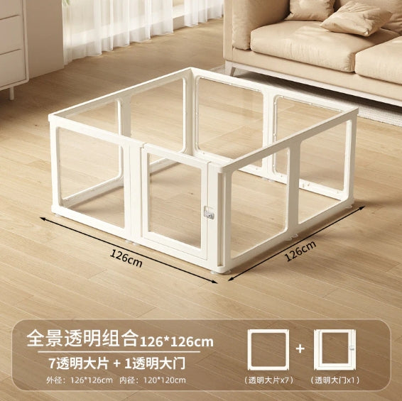 Acrylic Transparent Pet Playpen