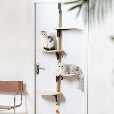 MewooFun Space-Saving Door - Mounted Cat Tree - ChokyoPetStore
