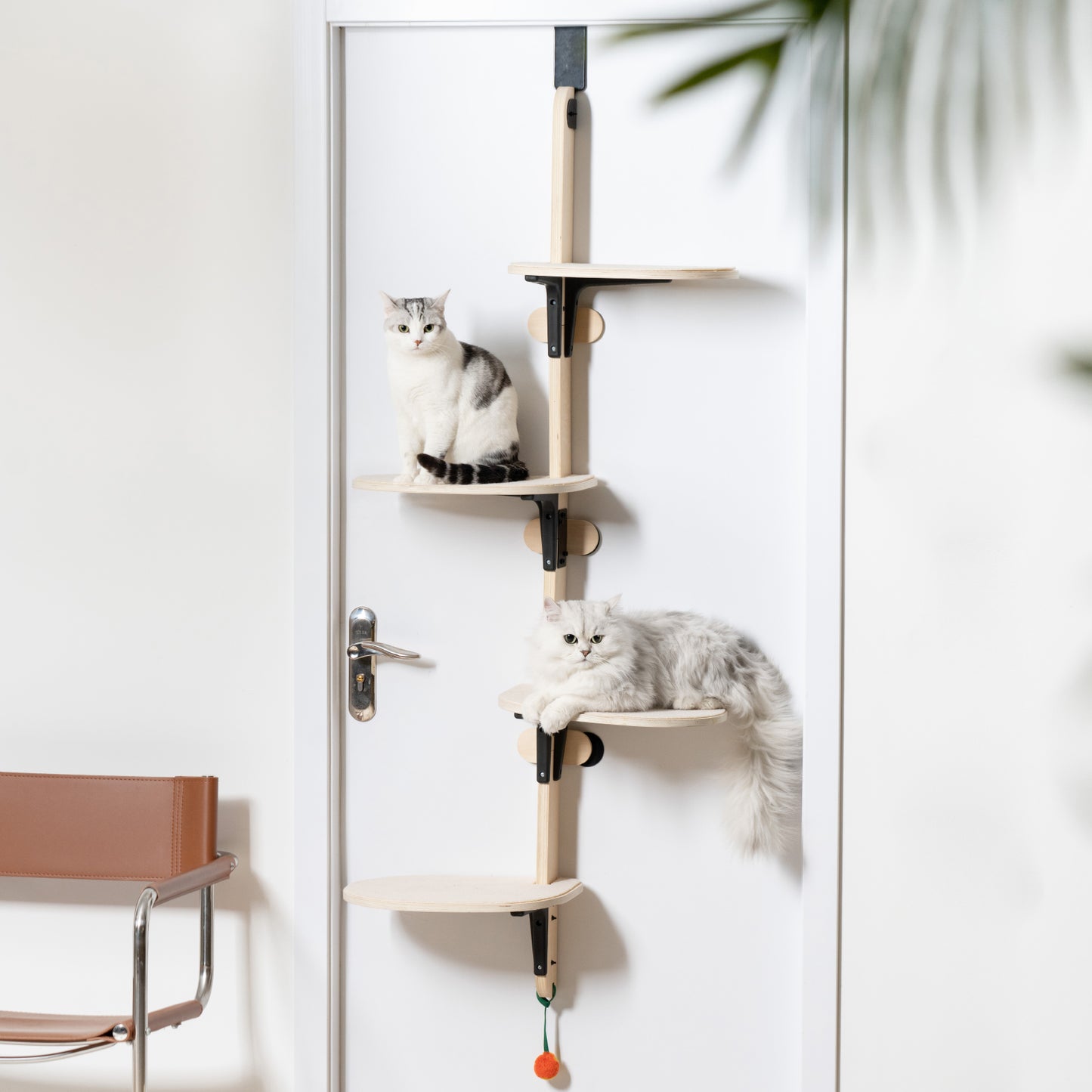 MewooFun Space-Saving Door - Mounted Cat Tree