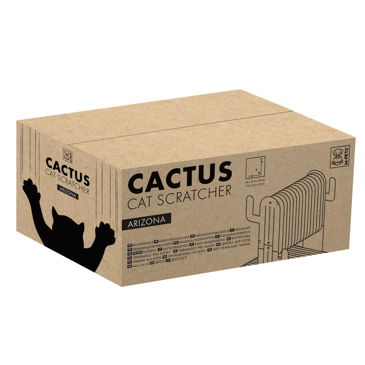 CACTUS Cat Scratcher ARIZONA 44 x 21.8 x 58 cm - ChokyoPetStore