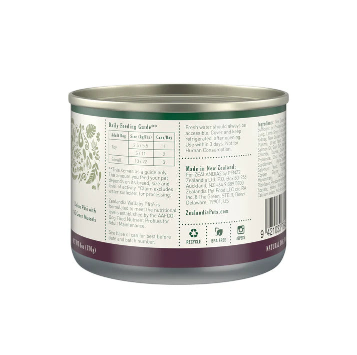 ZEALANDIA Wallaby Pate DOG 24 x 170g