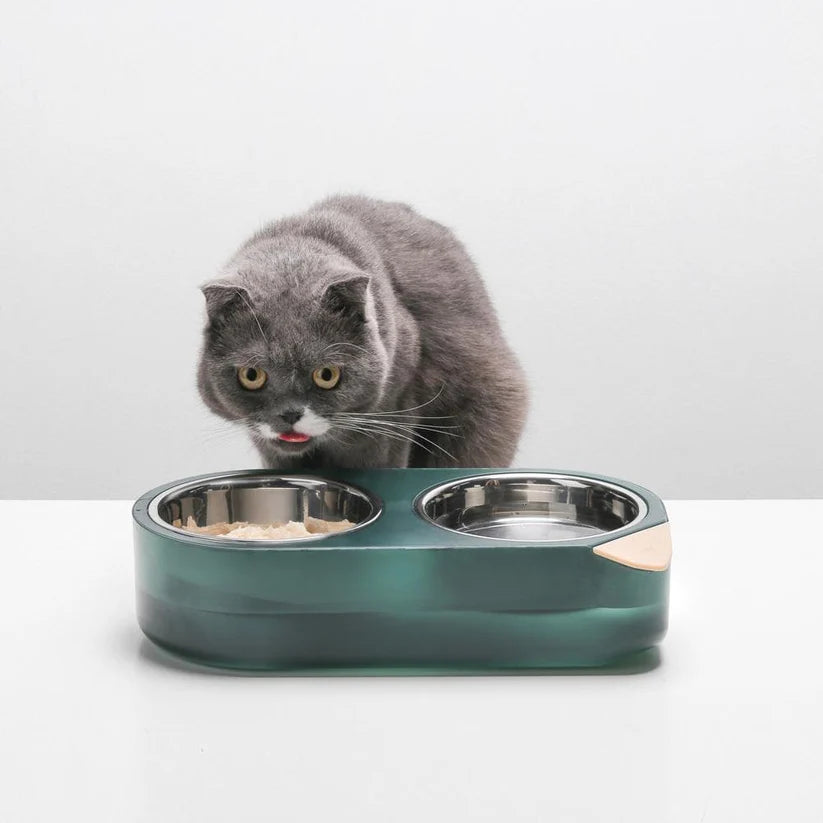 PIDAN Pet Bowl-S-Double- Green