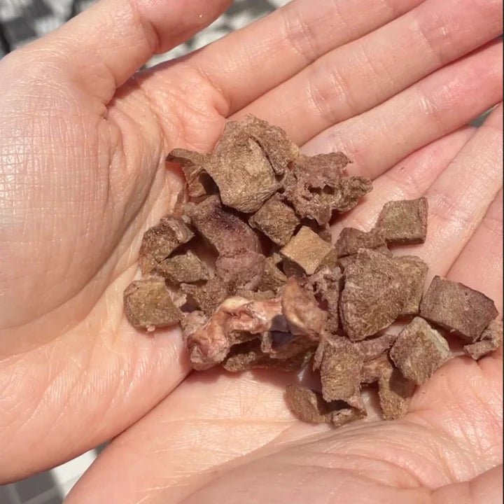 The Paw Grocer - Freeze Dried Diced Lamb Hearts 90g