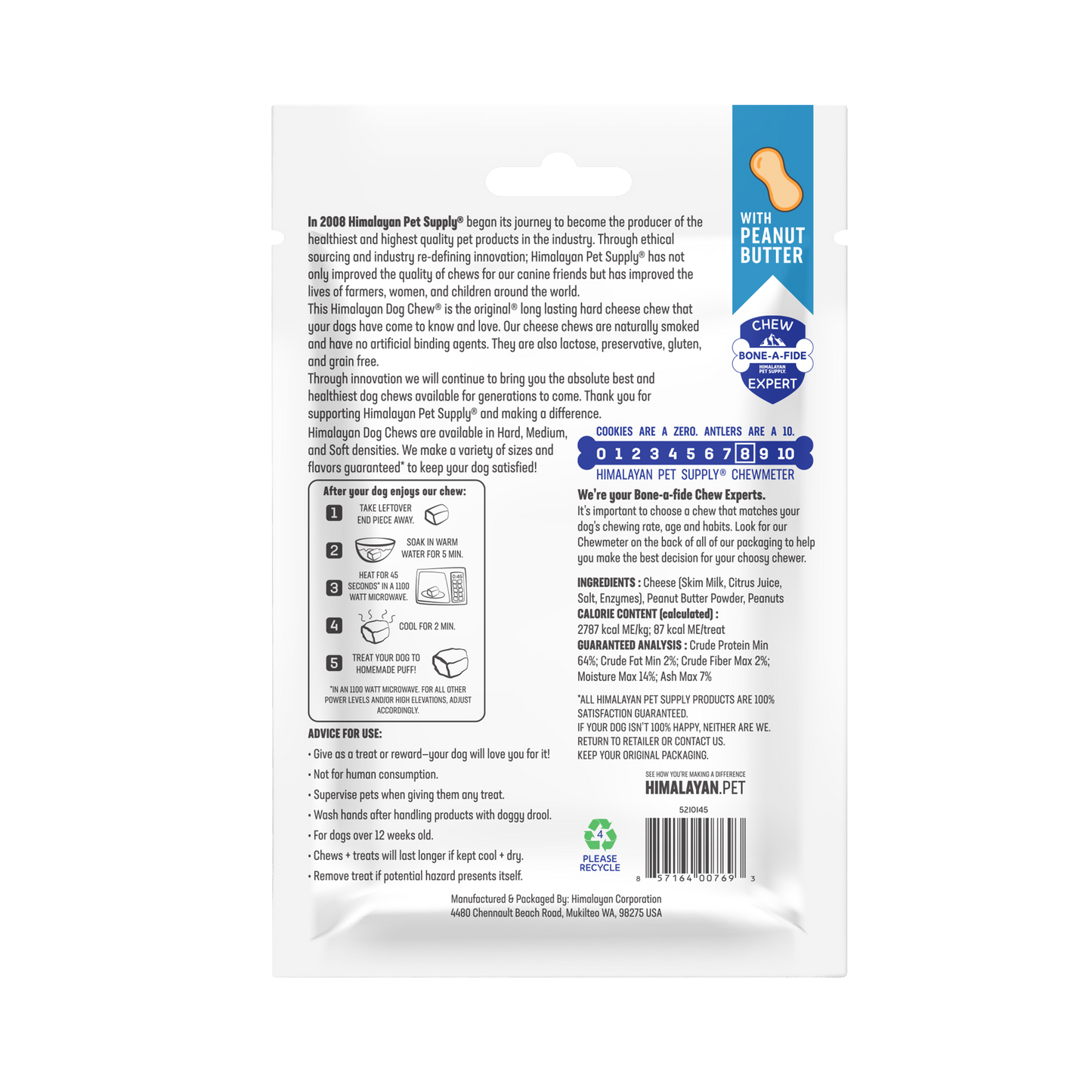 Himalayan Dog Chew Peanut Butter Small (Blue) (5210145)