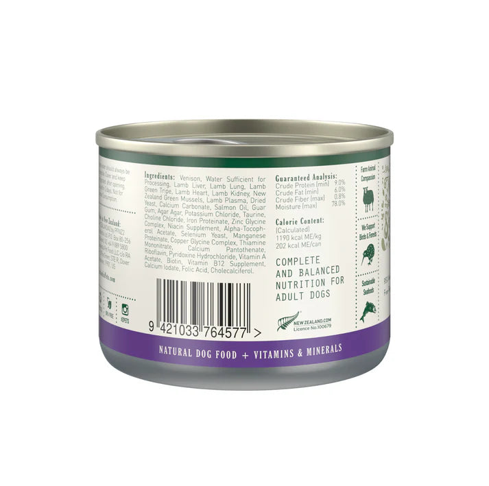 ZEALANDIA Venison Pate DOG 24 x 170g