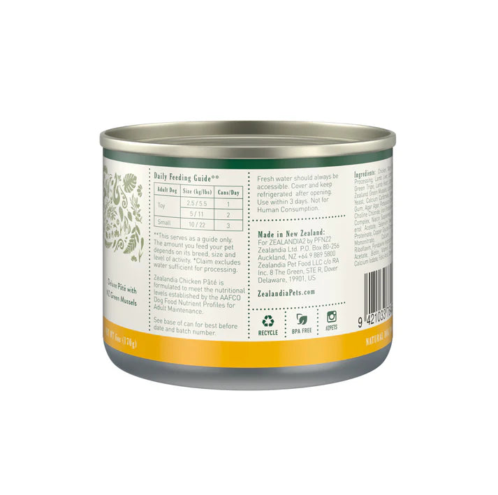 ZEALANDIA Chicken Pate DOG 24 x 170g - ChokyoPetStore