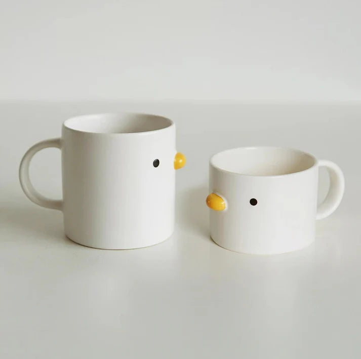 PURROOM Little Chicken Style Human Use Mug- Matches with Pet Bowls