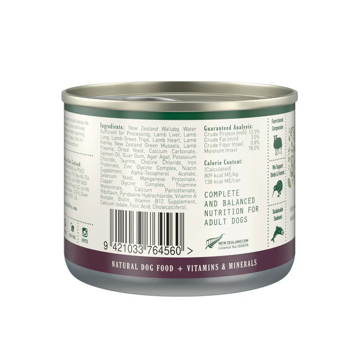 ZEALANDIA Wallaby Pate DOG 24 x 170g - ChokyoPetStore