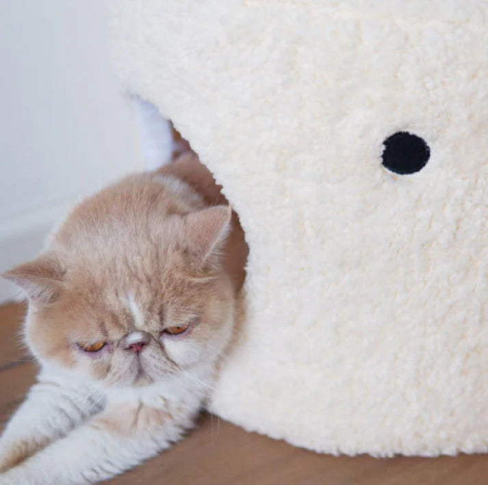PURROOM Little Chicken Series- Enclosed Plush Pet Bed