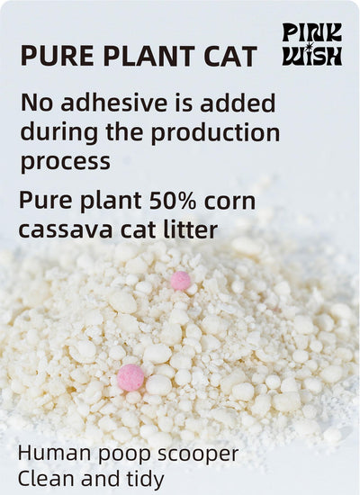 Pink Wish 100%Plant-Based Cat Litter