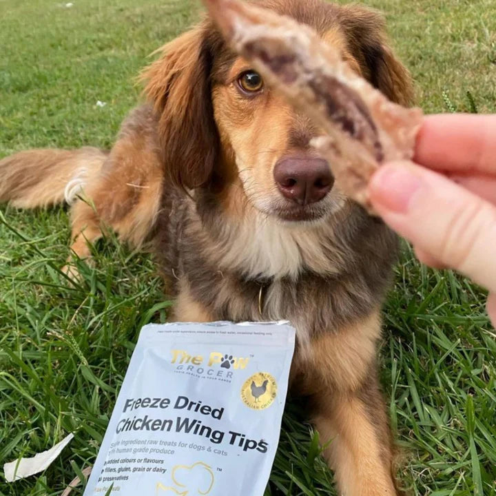 The Paw Grocer - Freeze Dried Chicken Wing Tips 90g