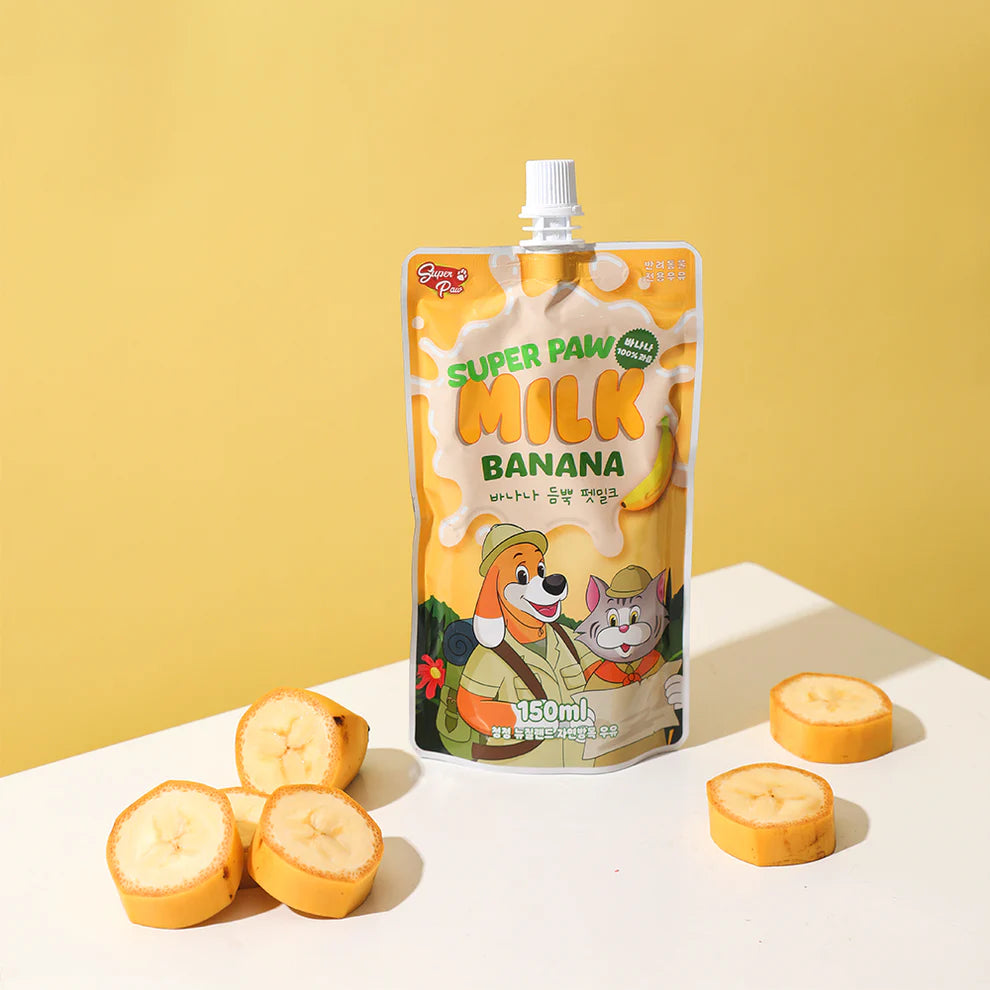 SUPER PAW Dog & Cat Banana Milk 150ml