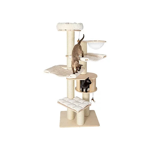 HONEYPOTCAT® Solid Wood 6-Layer PRO Cat Tree 189cm