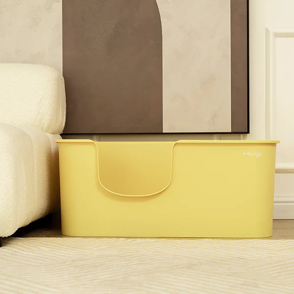 MANGO Open Oversized Splash-Proof Giant Cat Litter Box