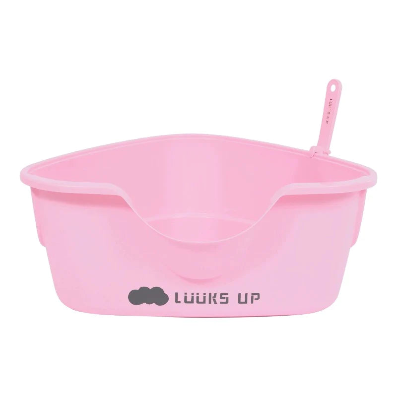 LUUKS UP TriShield Oversized Cat Litter Tray