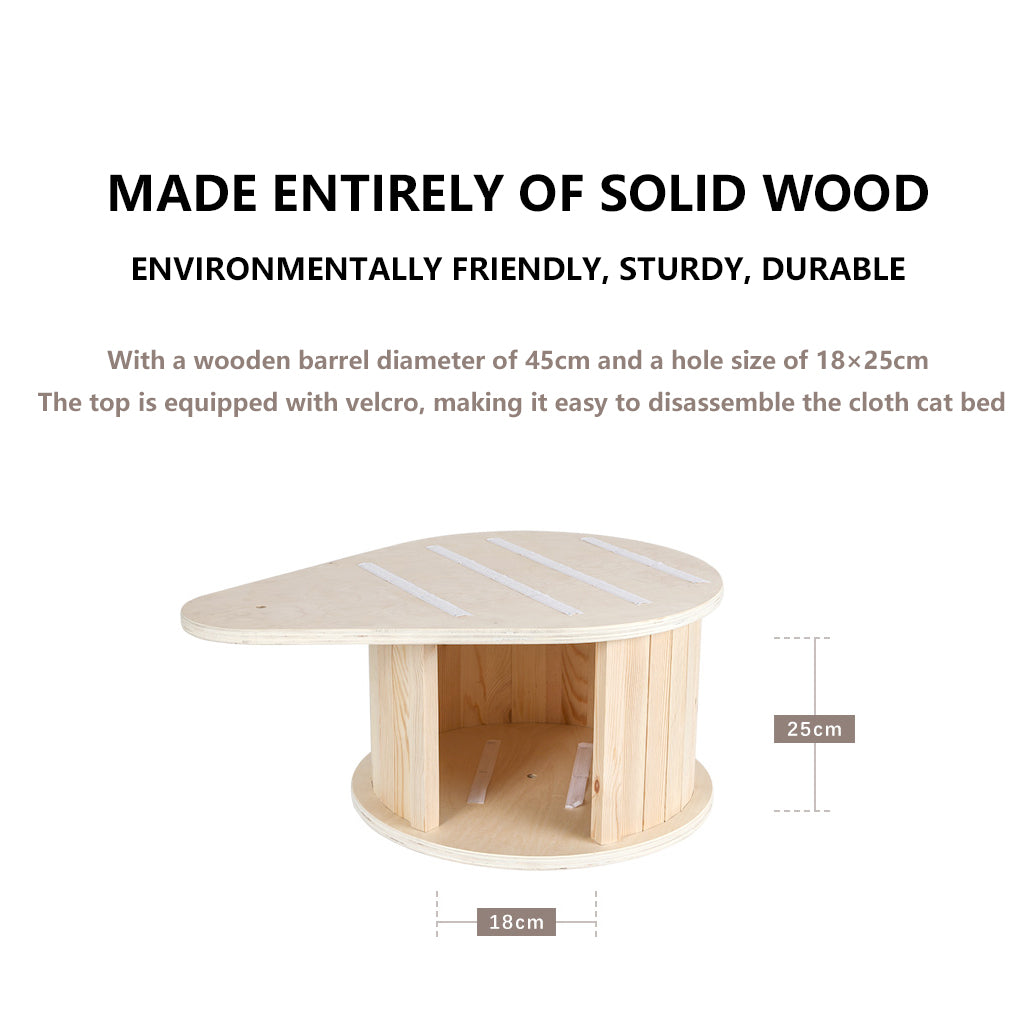 HONEYPOT CAT Solid Wood Cat Tree - 170464 (120cm) Arrive within 3 months.
