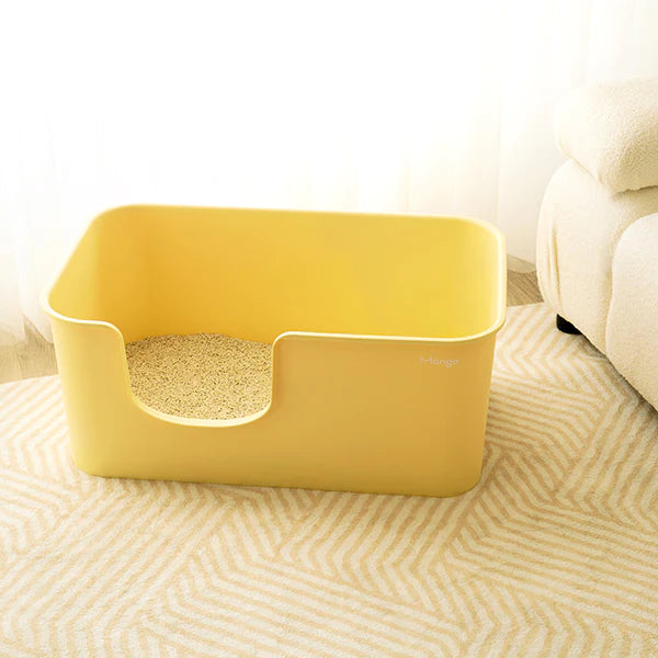 MANGO Open Oversized Splash-Proof Giant Cat Litter Box