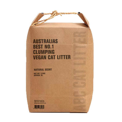 ABC Cat Litter 2.5kg-Biodegradable, Clumpable, Flushable