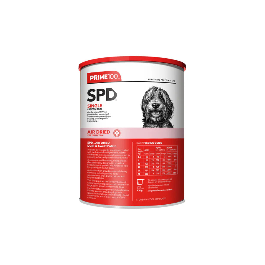 Prime100 SPT Air Dried Duck & Sweet Potato Dog Food