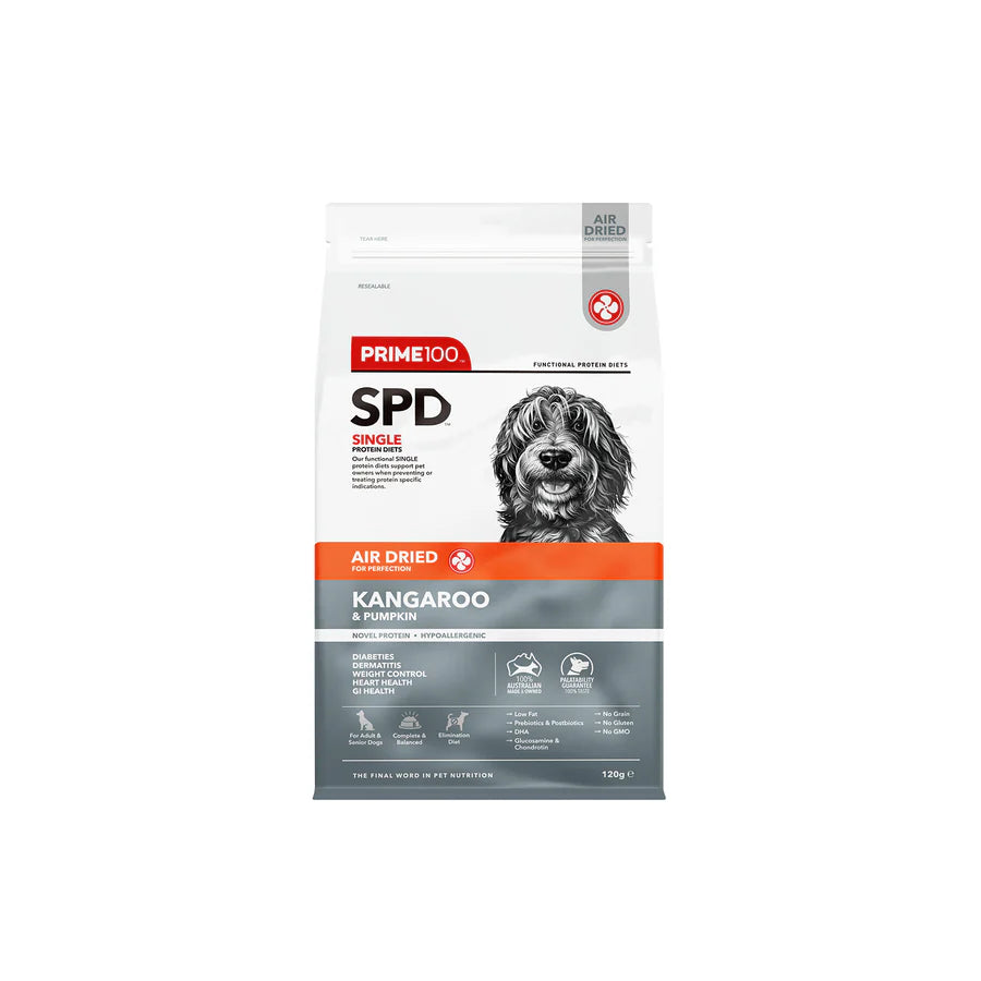 Prime100 SPT Air Dried Kangaroo & Pumpkin Dog Food