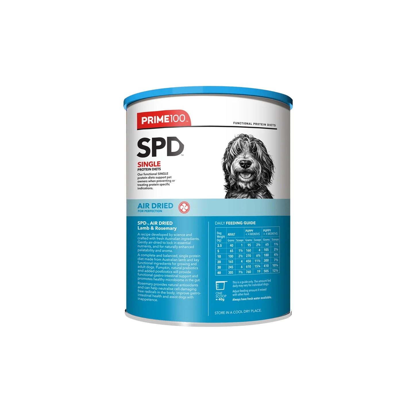 Prime100 SPT Air Dried Lamb & Rosemary Dog Food