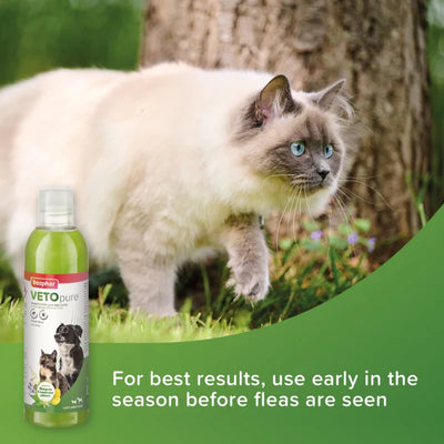 Beaphar VETOpure Bio Flea & Tick Shampoo Dog/Cat 250ml