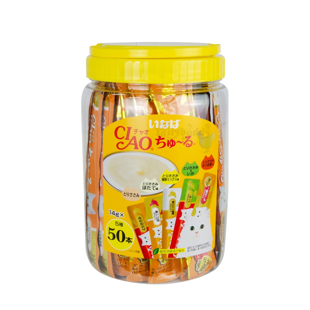 Inaba Ciao Churu Chicken Variety 50 Tubes