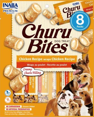 Inaba- Churu Bites Chicken Recipe wraps