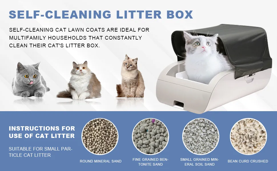Wifi app automatic Self-Cleaning cat litter box tray PetSafe ScoopFree