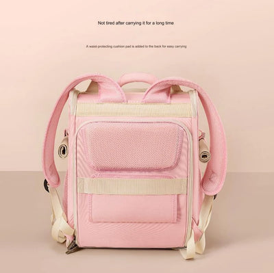 Wakytu Cat Backpack Carrier Pet Travel Bag for All Seasons