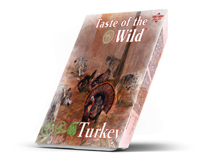 Taste of the Wild TURKEY and Duck with Fruit and Vegetables Tray for Adult Dogs 390g x 7 - ChokyoPetStore