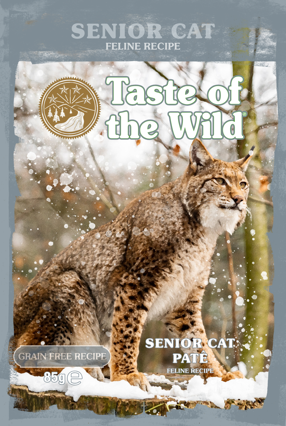 Taste of the Wild Senior Cat Chicken Pate Pouch 85g x 12