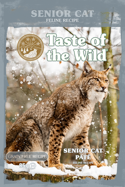 Taste of the Wild Senior Cat Chicken Pate Pouch 85g x 12