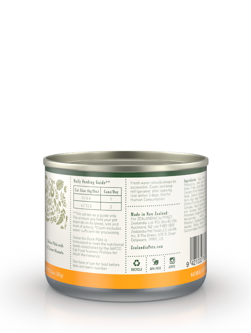 ZEALANDIA Duck Pate Cat 24 x 170g