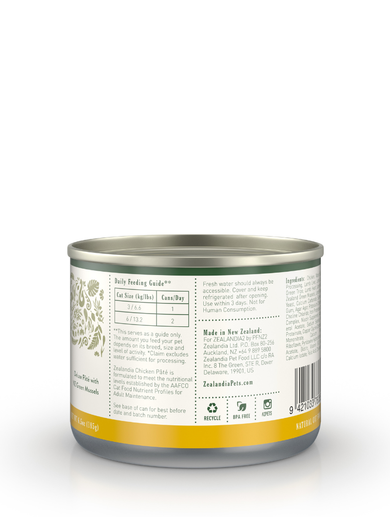 ZEALANDIA Chicken Pate Cat 24 x 185g